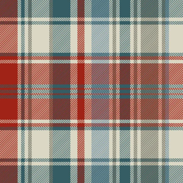 Tessuto plaid a righe texture senza cuciture sfondo — Vettoriale Stock