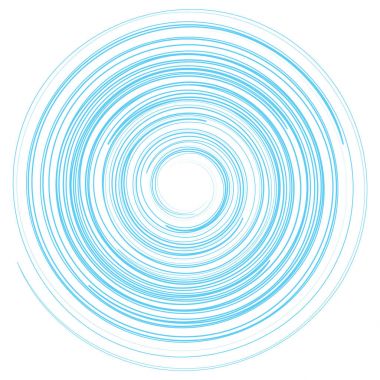 Soyut girdap büküm tasarım öğesi hareket spinner