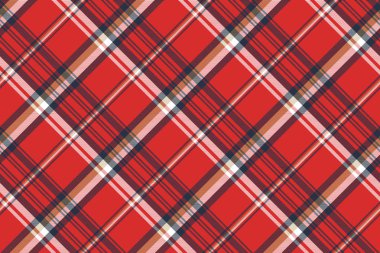 Kırmızı ekose kumaş doku seamless modeli