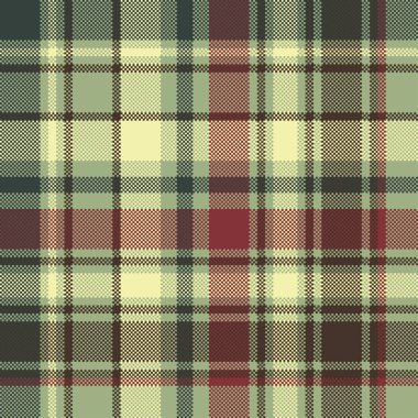 Yeşil tartan onay ekose seamless modeli