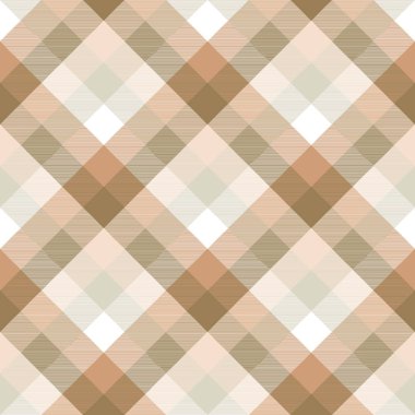 Diyagonal kareli kumaş doku seamless modeli