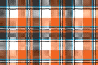 Turuncu onay ekose sorunsuz kumaş doku