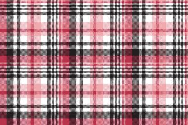 Beyaz pembe renkli kareli seamless modeli