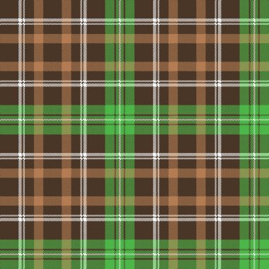 Onay piksel ekose kumaş doku seamless modeli