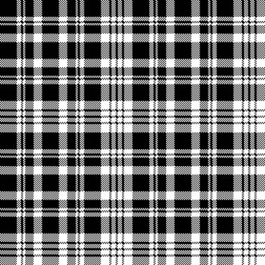 Düzensiz beneksiz siyah beyaz deseni kontrol et