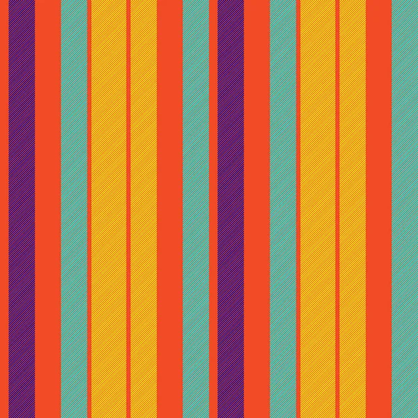 Texture de tissu diagonale rayée orange pop art sans couture — Image vectorielle