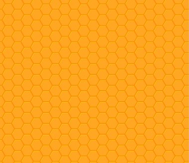 Turuncu sarı altıgen petek seamless modeli