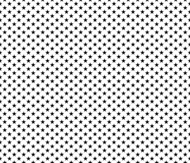 Beyaz arka plan üzerinde vatansever seamless modeli siyah yıldız