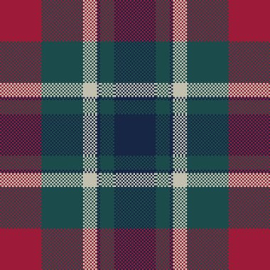 Tartan ekose kumaş doku seamless modeli