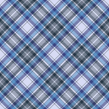 Mavi tartan onay ekose kumaş seamless modeli