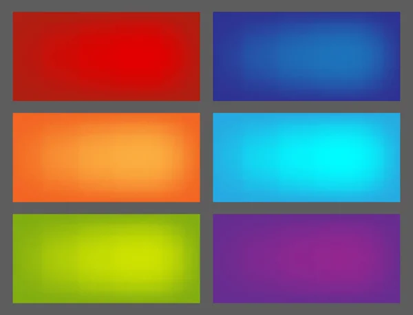 Conjunto de fondos de color para el formato euroflayer — Archivo Imágenes Vectoriales