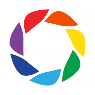 Logo fotoğraf stüdyosu ve fotoğrafçı fotoğraf makinesi için şablon öğesi bir