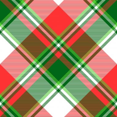 Yeşil parlak madras ekose sorunsuz kumaş doku