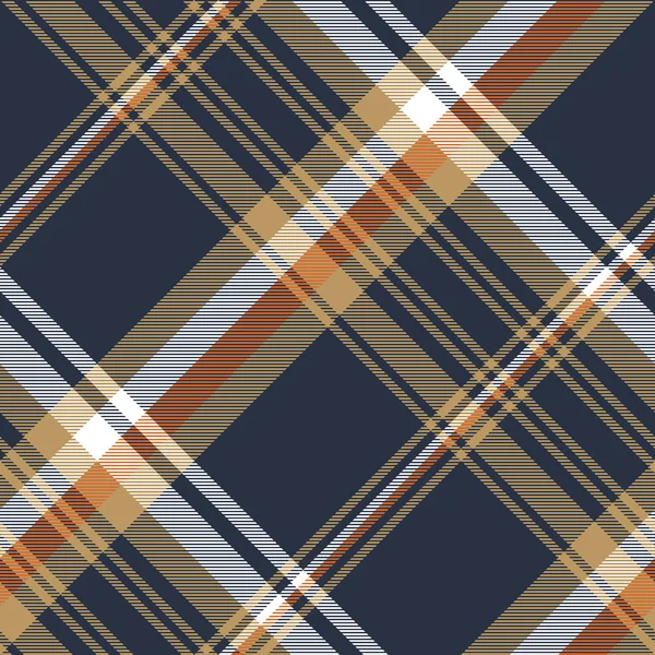 Tissu sans couture diagonale à carreaux bleus — Image vectorielle