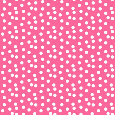 Bebek pembe arka plan dağınık noktaları polka dikişsiz desen