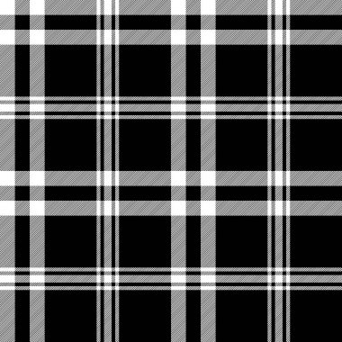 Siyah beyaz ekose diyagonal doku dikişsiz desen kontrol edin