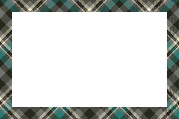 빈티지 프레임 벡터입니다. 스코틀랜드 국경 무늬 복고풍 스타일. 타르타 ()타르타 ()나타르 ( — 스톡 벡터
