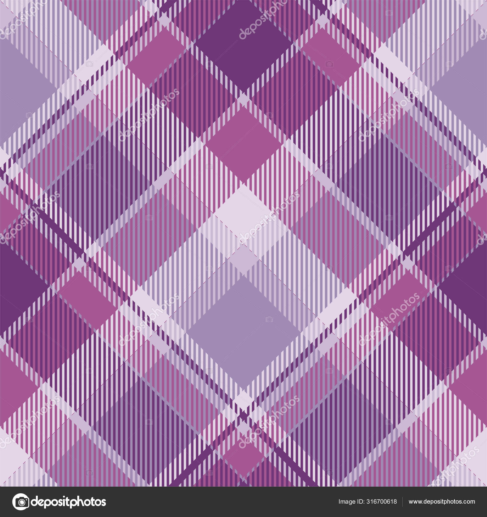 Plano de fundo xadrez tartan sem costura com textura e cor pastel