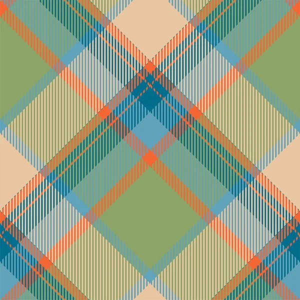 Tartan Scotland nahtlos karierte Muster Vektor. Retro-Hintergrund — Stockvektor