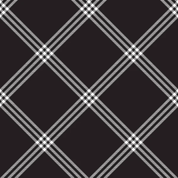Czarny biały materiał przekątnej tekstury bezszwowy wzór — Wektor stockowy