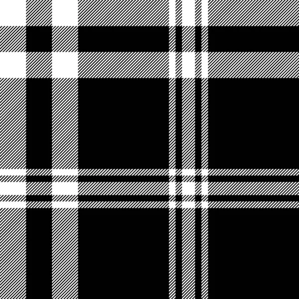 체크 블랙 화이트 체크 무늬 대각선 질감 매끄러운 패턴 — 스톡 벡터
