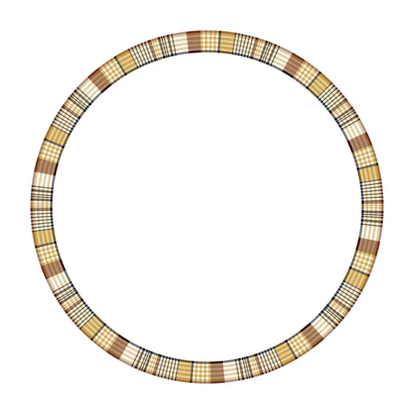 Кругла рамка вектор вінтажний шаблон дизайну візерунка. Коло Бордо — стоковий вектор