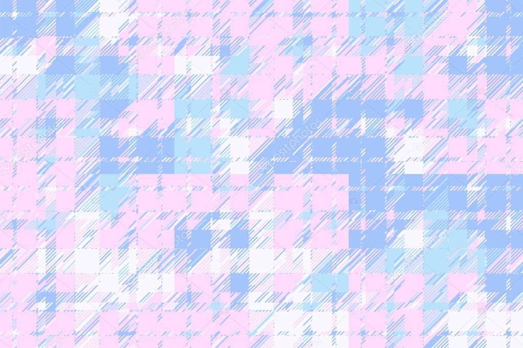 Modern glitch background. Color geometric abstract pattern vecto