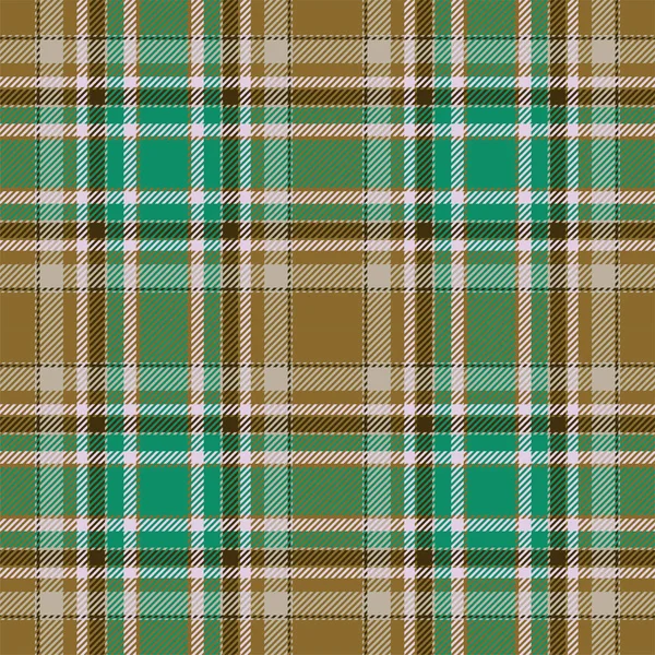 Tartan Scotland nahtlos karierte Muster Vektor. Retro-Hintergrund — Stockvektor