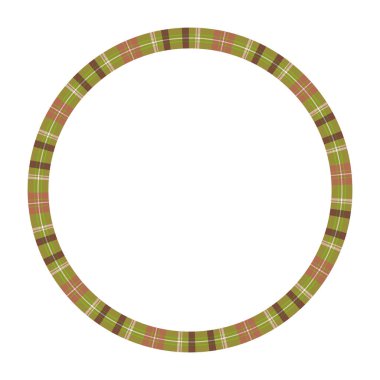 Yuvarlak çerçeve vektör Vintage desen tasarım şablonu. Daire Borde