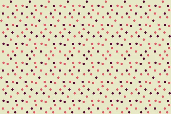 Caóticamente puntos polka fondo patrón sin costuras — Archivo Imágenes Vectoriales