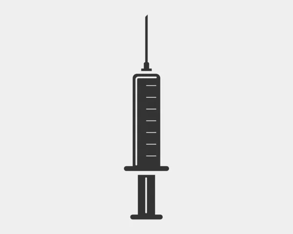 Icônes médicales vecteur. icône de seringue médicament médicament . — Image vectorielle