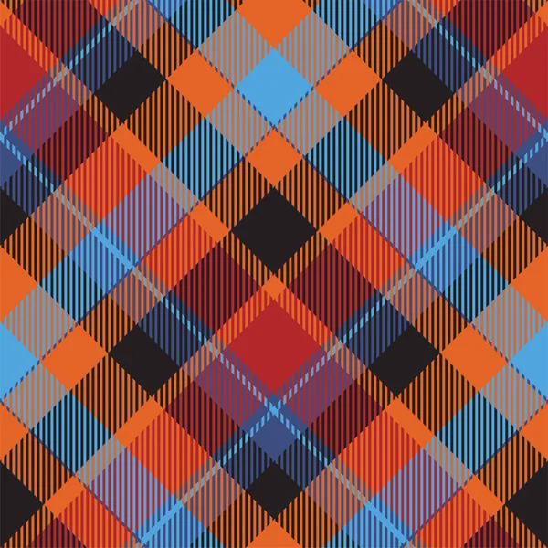 Tartan Scotland, bezešvý vektor se vzorem. Retro pozadí — Stockový vektor