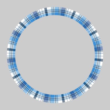 Yuvarlak çerçeve vektör Vintage desen tasarım şablonu. Daire Borde