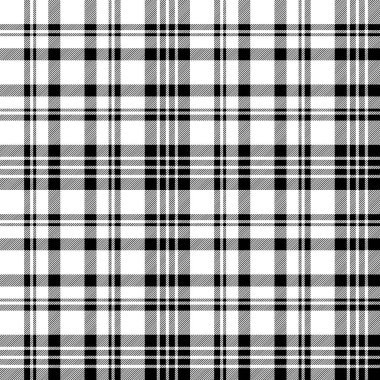 Çapraz siyah beyaz kontrol ekosesiz desen