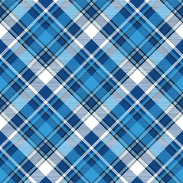 Moredn design blue plaid seamless pattern — Stock Vector