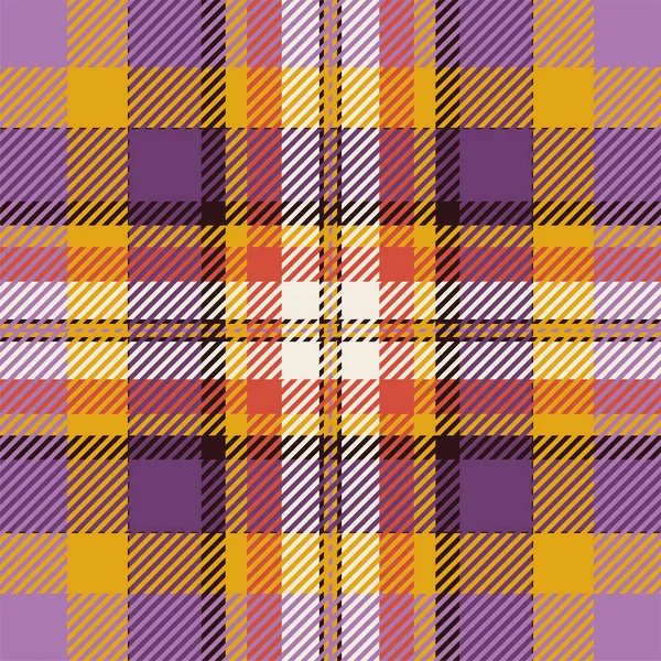 Tartan Schotland naadloze geruite patroon vector. Retro achtergrond — Stockvector
