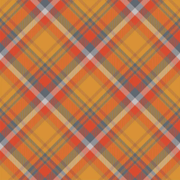 Tartan Scotland nahtlos karierte Muster Vektor. Retro-Hintergrund — Stockvektor