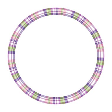 Yuvarlak çerçeve vektör Vintage desen tasarım şablonu. Daire Borde