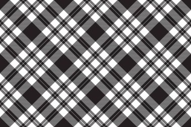 Çapraz kontrol kumaş dokusu pürüzsüz siyah beyaz desen