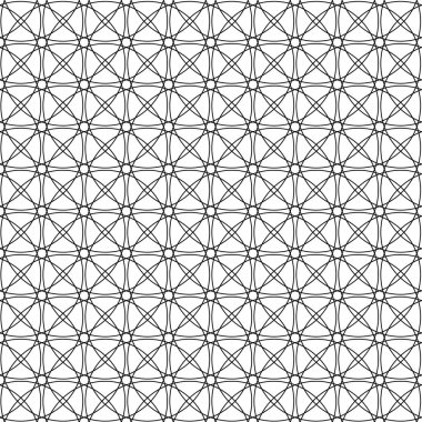 Kusursuz vektör deseni. Geometrik arkaplan dokusu. Siyah ve