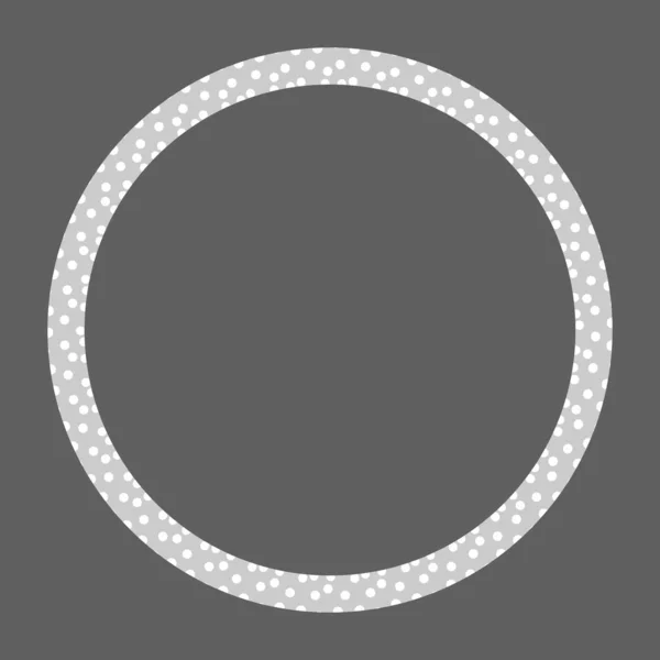 Modèle de conception de motif vintage vectoriel cadre rond. Borde de cercle — Image vectorielle