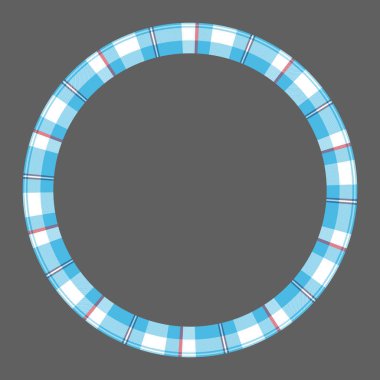 Yuvarlak çerçeve vektör Vintage desen tasarım şablonu. Daire Borde