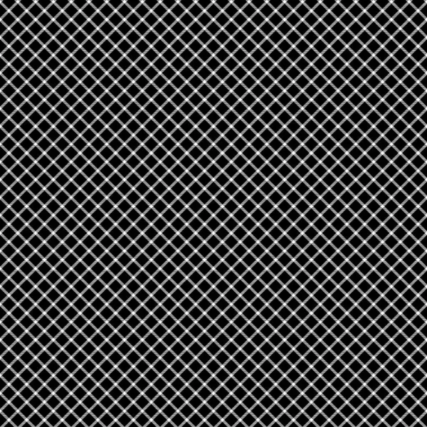 Mesh black check ornament seamless pattern — ストックベクタ