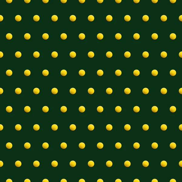 緑色の抽象的な背景に金の点。美容ベクトルシーム — ストックベクタ