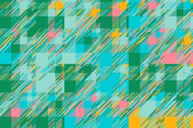 Modern aksaklık arka plan. Renk geometrik soyut desen vecto