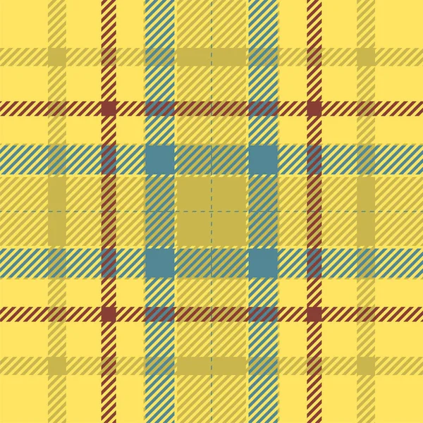 Tartan Schotland naadloze geruite patroon vector. Retro achtergrond — Stockvector