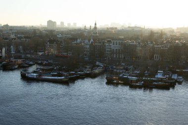 Amsterdam, Hollanda - şehrin en üst manzarası