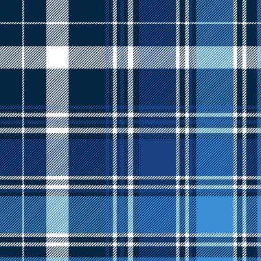 Mavi soyut onay Tekstil seamless modeli