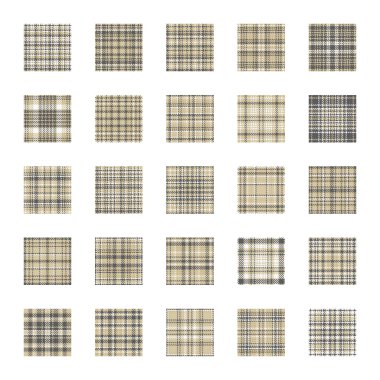 Ekoseli vektörsüz desenli altın rengi. Tatilleri iptal et.