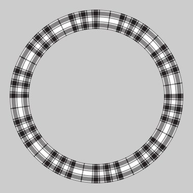 Yuvarlak çerçeve vektör Vintage desen tasarım şablonu. Daire Borde